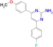 4-(4-fluorophenyl)-6-(4-methoxyphenyl)pyrimidin-2-amine