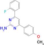 4-(2-fluorophenyl)-6-(4-methoxyphenyl)pyrimidin-2-amine