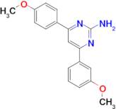 4-(3-methoxyphenyl)-6-(4-methoxyphenyl)pyrimidin-2-amine