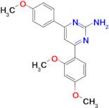 4-(2,4-dimethoxyphenyl)-6-(4-methoxyphenyl)pyrimidin-2-amine