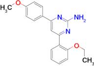 4-(2-ethoxyphenyl)-6-(4-methoxyphenyl)pyrimidin-2-amine