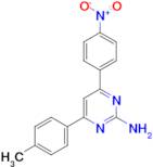 4-(4-methylphenyl)-6-(4-nitrophenyl)pyrimidin-2-amine