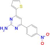 4-(4-nitrophenyl)-6-(thiophen-2-yl)pyrimidin-2-amine