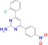 4-(2-fluorophenyl)-6-(4-nitrophenyl)pyrimidin-2-amine