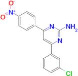 4-(3-chlorophenyl)-6-(4-nitrophenyl)pyrimidin-2-amine