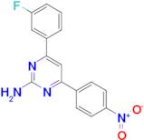 4-(3-fluorophenyl)-6-(4-nitrophenyl)pyrimidin-2-amine