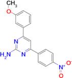 4-(3-methoxyphenyl)-6-(4-nitrophenyl)pyrimidin-2-amine