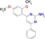 4-(2,4-dimethoxyphenyl)-6-phenylpyrimidin-2-amine