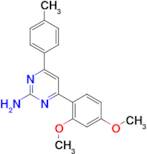 4-(2,4-dimethoxyphenyl)-6-(4-methylphenyl)pyrimidin-2-amine