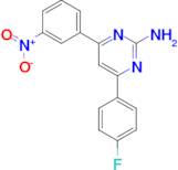 4-(4-fluorophenyl)-6-(3-nitrophenyl)pyrimidin-2-amine