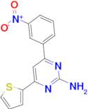 4-(3-nitrophenyl)-6-(thiophen-2-yl)pyrimidin-2-amine