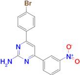 4-(4-bromophenyl)-6-(3-nitrophenyl)pyrimidin-2-amine