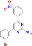 4-(3-bromophenyl)-6-(3-nitrophenyl)pyrimidin-2-amine