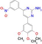 4-(3-nitrophenyl)-6-(3,4,5-trimethoxyphenyl)pyrimidin-2-amine