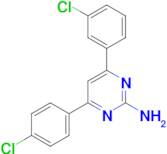 4-(3-chlorophenyl)-6-(4-chlorophenyl)pyrimidin-2-amine