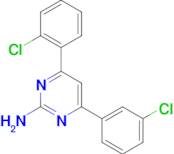 4-(2-chlorophenyl)-6-(3-chlorophenyl)pyrimidin-2-amine