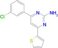 4-(3-chlorophenyl)-6-(thiophen-2-yl)pyrimidin-2-amine