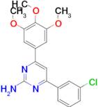 4-(3-chlorophenyl)-6-(3,4,5-trimethoxyphenyl)pyrimidin-2-amine