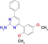 4-(2,5-dimethoxyphenyl)-6-phenylpyrimidin-2-amine