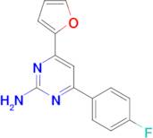 4-(4-fluorophenyl)-6-(furan-2-yl)pyrimidin-2-amine