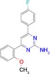 4-(4-fluorophenyl)-6-(2-methoxyphenyl)pyrimidin-2-amine