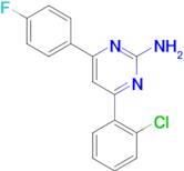 4-(2-chlorophenyl)-6-(4-fluorophenyl)pyrimidin-2-amine