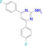 4,6-bis(4-fluorophenyl)pyrimidin-2-amine