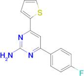 4-(4-fluorophenyl)-6-(thiophen-2-yl)pyrimidin-2-amine