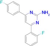 4-(2-fluorophenyl)-6-(4-fluorophenyl)pyrimidin-2-amine