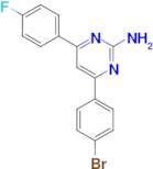 4-(4-bromophenyl)-6-(4-fluorophenyl)pyrimidin-2-amine