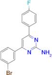 4-(3-bromophenyl)-6-(4-fluorophenyl)pyrimidin-2-amine