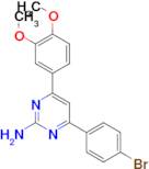 4-(4-bromophenyl)-6-(3,4-dimethoxyphenyl)pyrimidin-2-amine