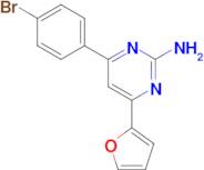 4-(4-bromophenyl)-6-(furan-2-yl)pyrimidin-2-amine