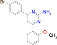 4-(4-bromophenyl)-6-(2-methoxyphenyl)pyrimidin-2-amine