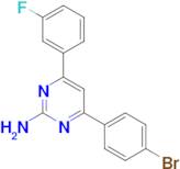 4-(4-bromophenyl)-6-(3-fluorophenyl)pyrimidin-2-amine