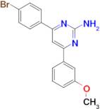 4-(4-bromophenyl)-6-(3-methoxyphenyl)pyrimidin-2-amine