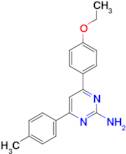 4-(4-ethoxyphenyl)-6-(4-methylphenyl)pyrimidin-2-amine