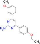4-(4-ethoxyphenyl)-6-(3-methoxyphenyl)pyrimidin-2-amine