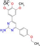 4-(4-ethoxyphenyl)-6-(3,4,5-trimethoxyphenyl)pyrimidin-2-amine