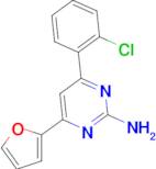 4-(2-chlorophenyl)-6-(furan-2-yl)pyrimidin-2-amine