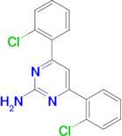 4,6-bis(2-chlorophenyl)pyrimidin-2-amine