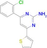 4-(2-chlorophenyl)-6-(thiophen-2-yl)pyrimidin-2-amine