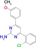 4-(2-chlorophenyl)-6-(3-methoxyphenyl)pyrimidin-2-amine