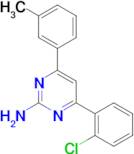 4-(2-chlorophenyl)-6-(3-methylphenyl)pyrimidin-2-amine