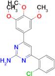 4-(2-chlorophenyl)-6-(3,4,5-trimethoxyphenyl)pyrimidin-2-amine