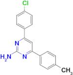 4-(4-chlorophenyl)-6-(4-methylphenyl)pyrimidin-2-amine