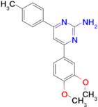 4-(3,4-dimethoxyphenyl)-6-(4-methylphenyl)pyrimidin-2-amine