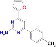 4-(furan-2-yl)-6-(4-methylphenyl)pyrimidin-2-amine