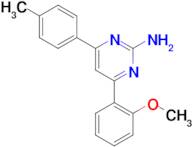 4-(2-methoxyphenyl)-6-(4-methylphenyl)pyrimidin-2-amine