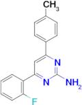 4-(2-fluorophenyl)-6-(4-methylphenyl)pyrimidin-2-amine